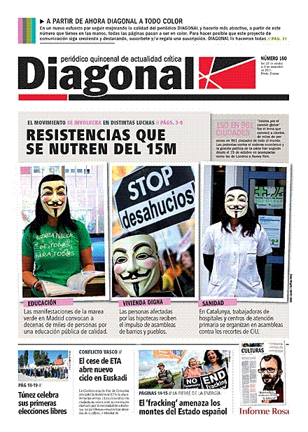 diagonal # 160 (del 27 Oct. al 9 Noviembre de 2011) diagonal # 160 (del 27 Oct. al 9 Noviembre de 2011)